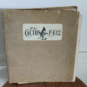 Antique 1902 Cactus Yearbook